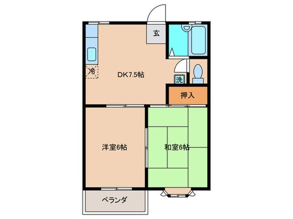 ウィンディ一宮の物件間取画像